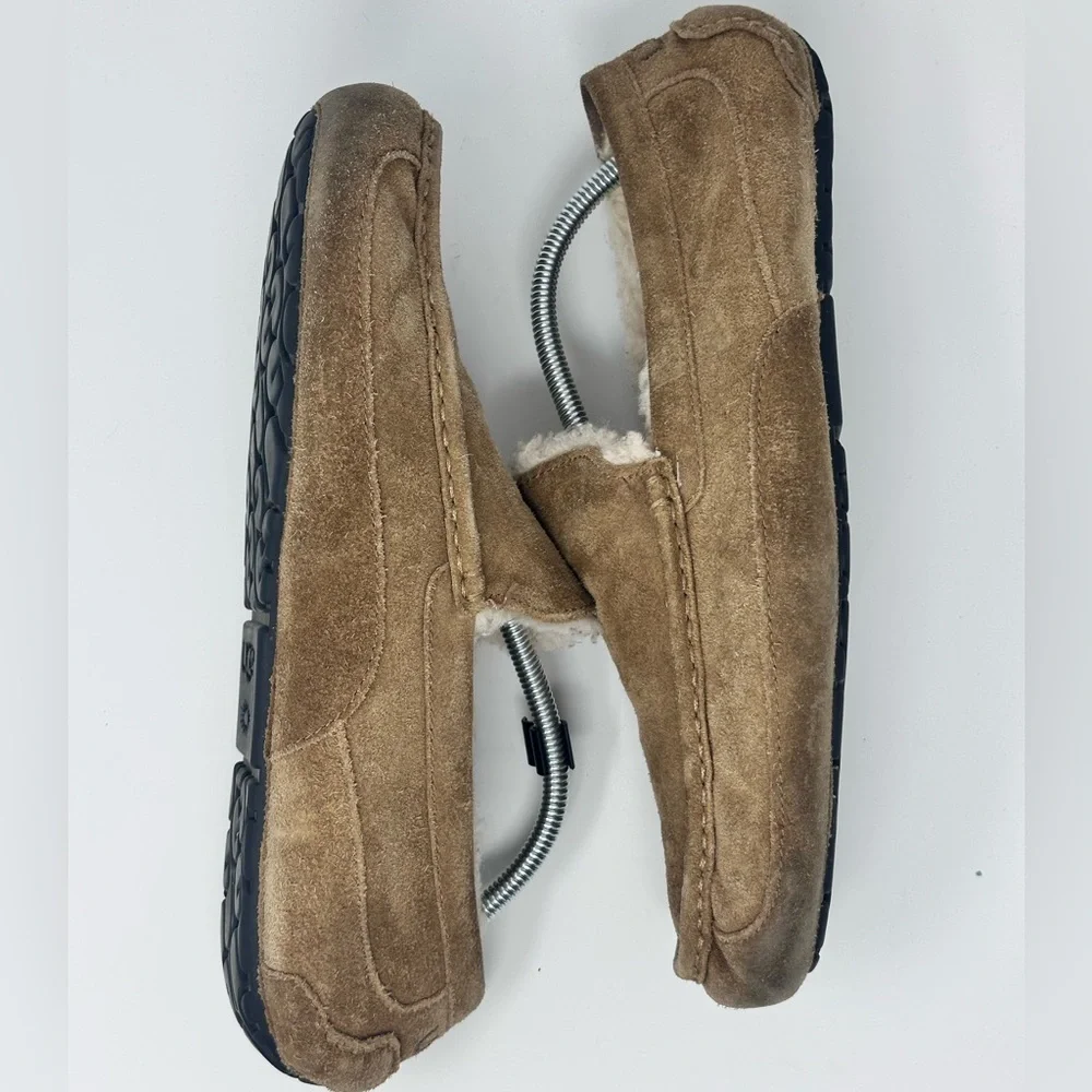 Men's UGG Brown Suede Loafers size 12